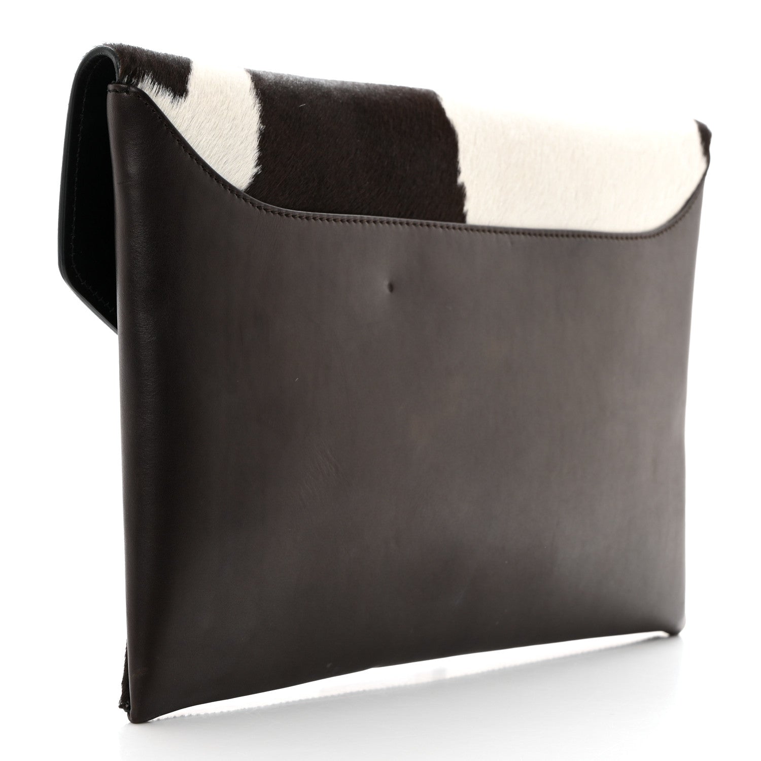 Givenchy Calf Hair Smooth Calfskin Medium Antigona Evening Clutch Black White 3 of 8