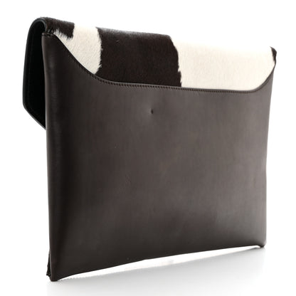 Givenchy Calf Hair Smooth Calfskin Medium Antigona Evening Clutch Black White 3 of 8