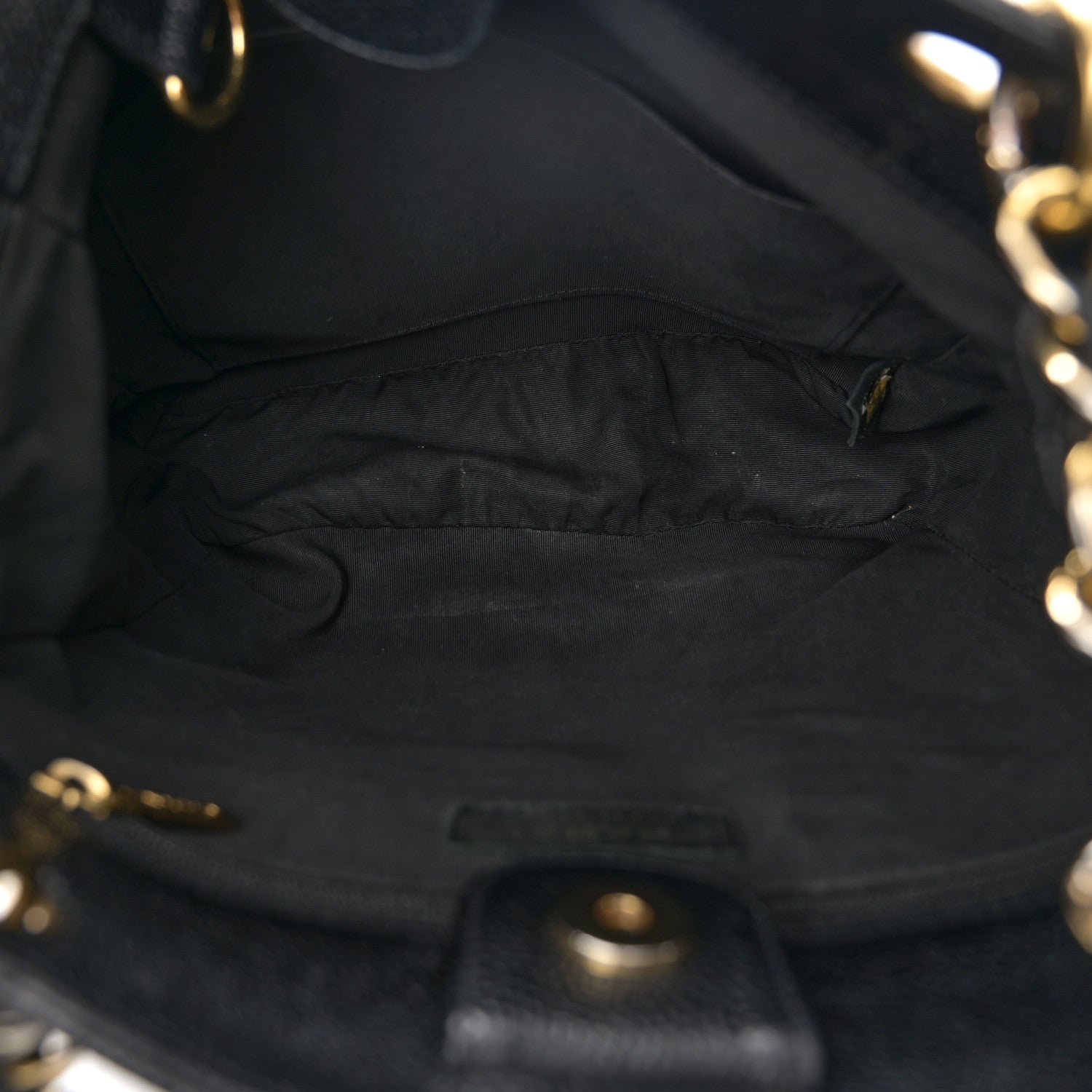 Chanel Caviar Quilted Petit Shopping Tote PST Black 5 of 12