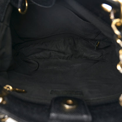 Chanel Caviar Quilted Petit Shopping Tote PST Black 5 of 12