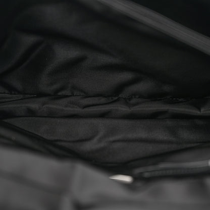 Prada Re-Nylon Vitello Padded Large Flap Shoulder Bag Black 6 of 12