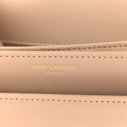 Saint Laurent Calfskin Medium Monogram Sunset Dark Beige 7 of 11
