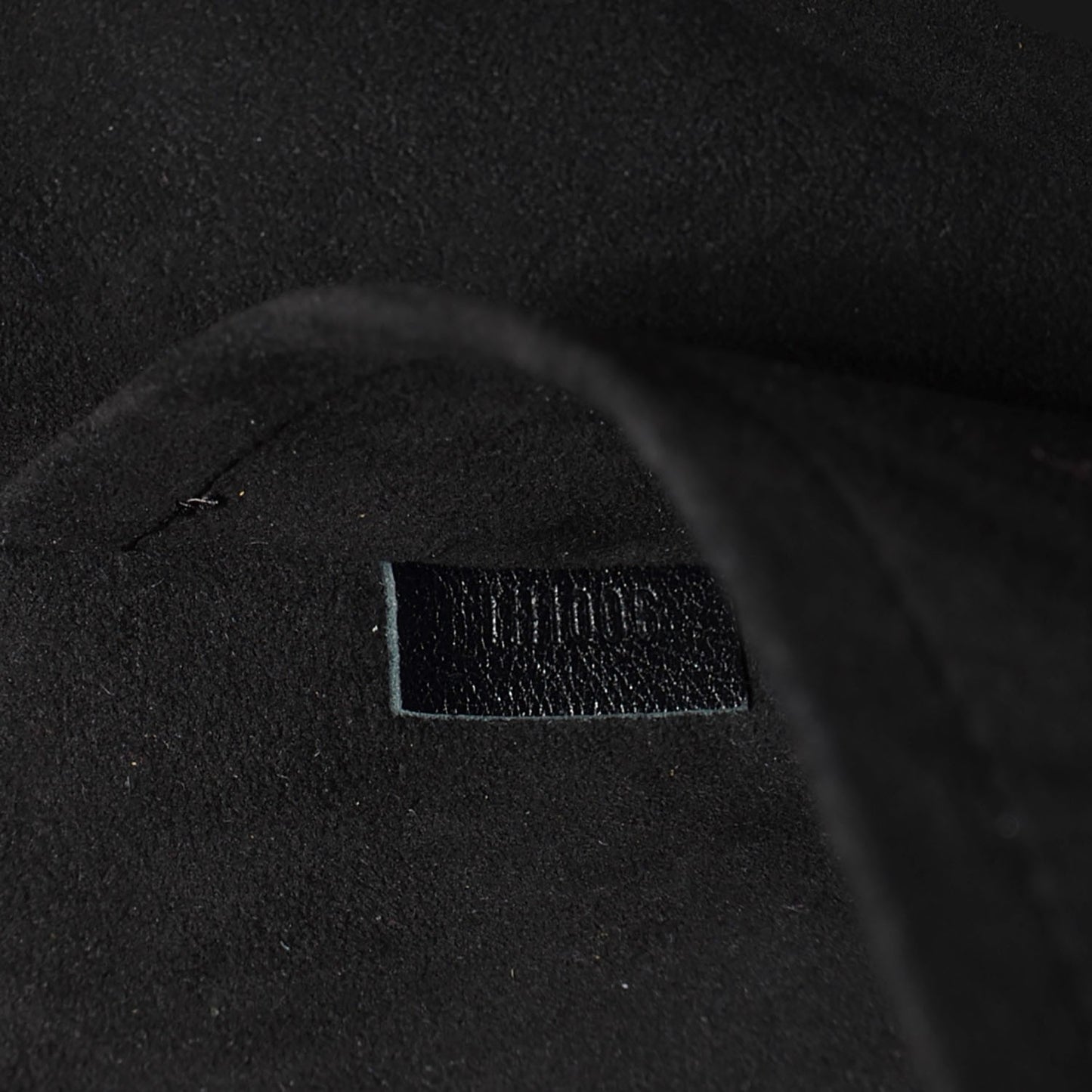 Monogram Embossed Cuir Alizee Grey