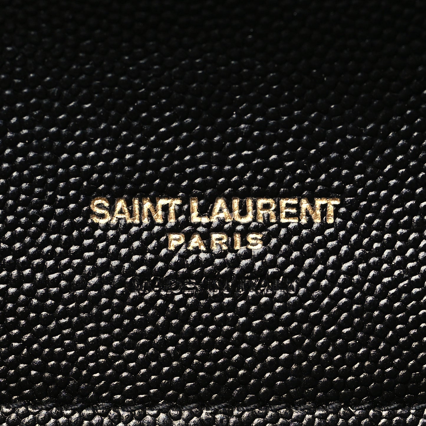 Grain De Poudre Matelasse Chevron Monogram Envelope Clutch Black