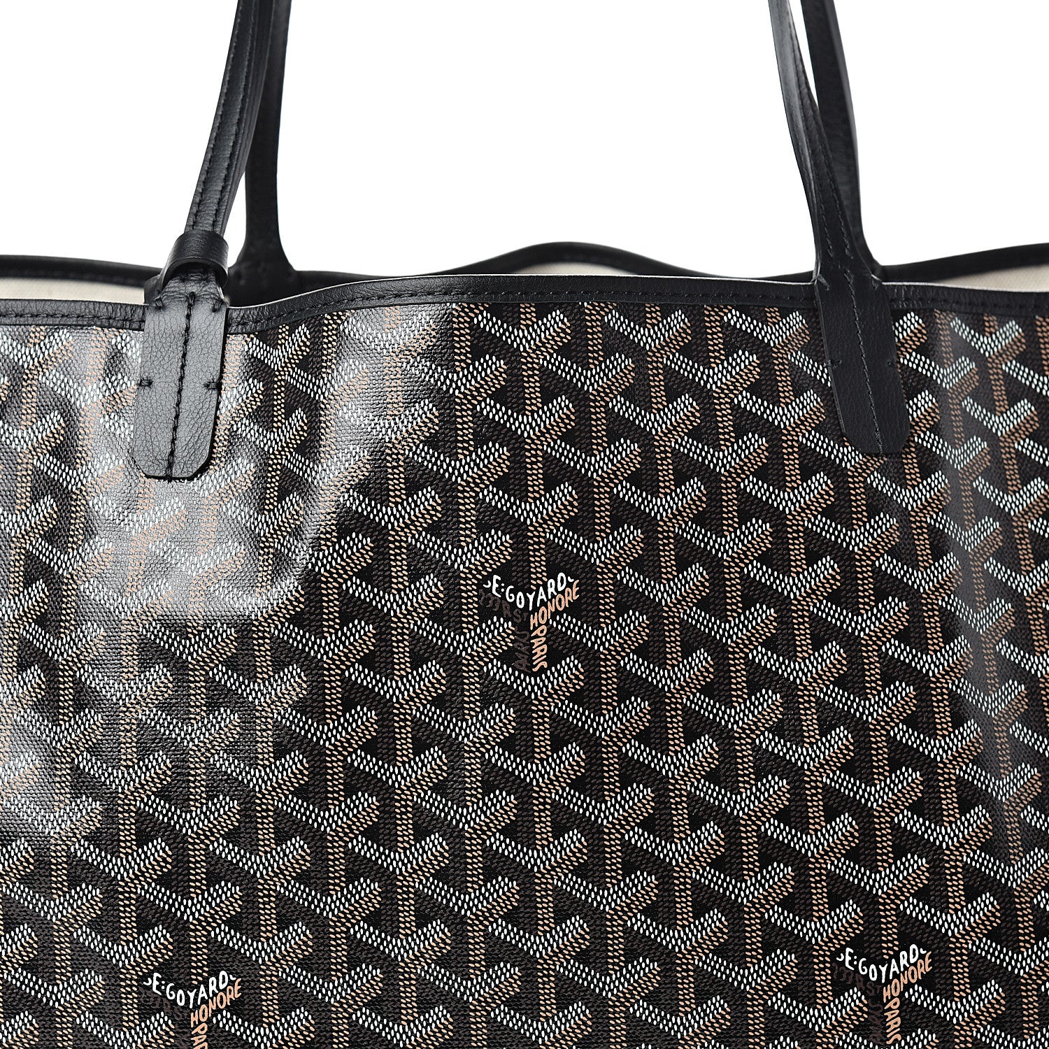 Goyard Goyardine Saint Louis GM Black 8 of 10