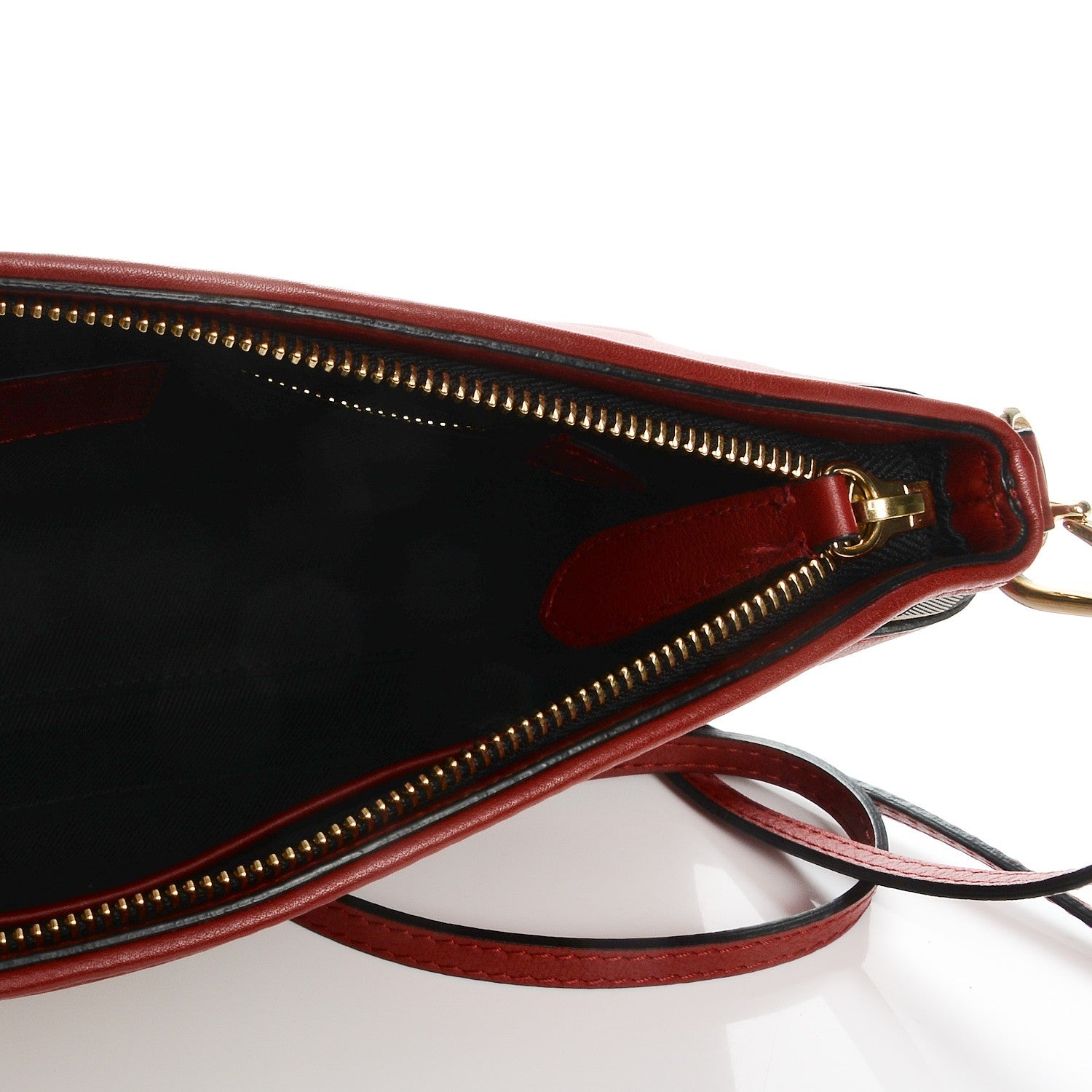 Burberry Horseferry Check Small Chichester Crossbody Clutch Bag Parade Red 6 of 6