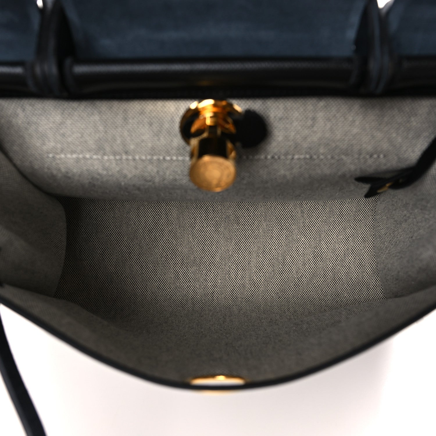 Hermes Toile H Berline Vache Hunter Herbag Zip PM 31 Black Ecru 6 of 10