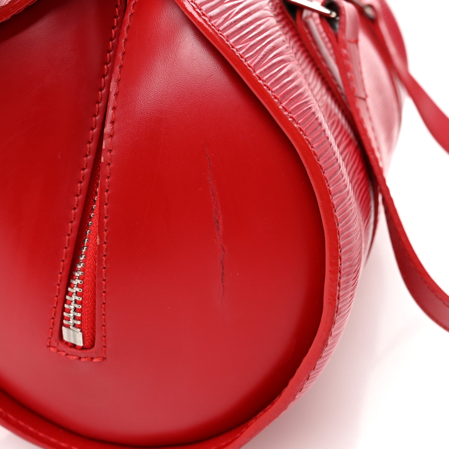 Louis Vuitton Epi Soufflot Castillan Red 10 of 11