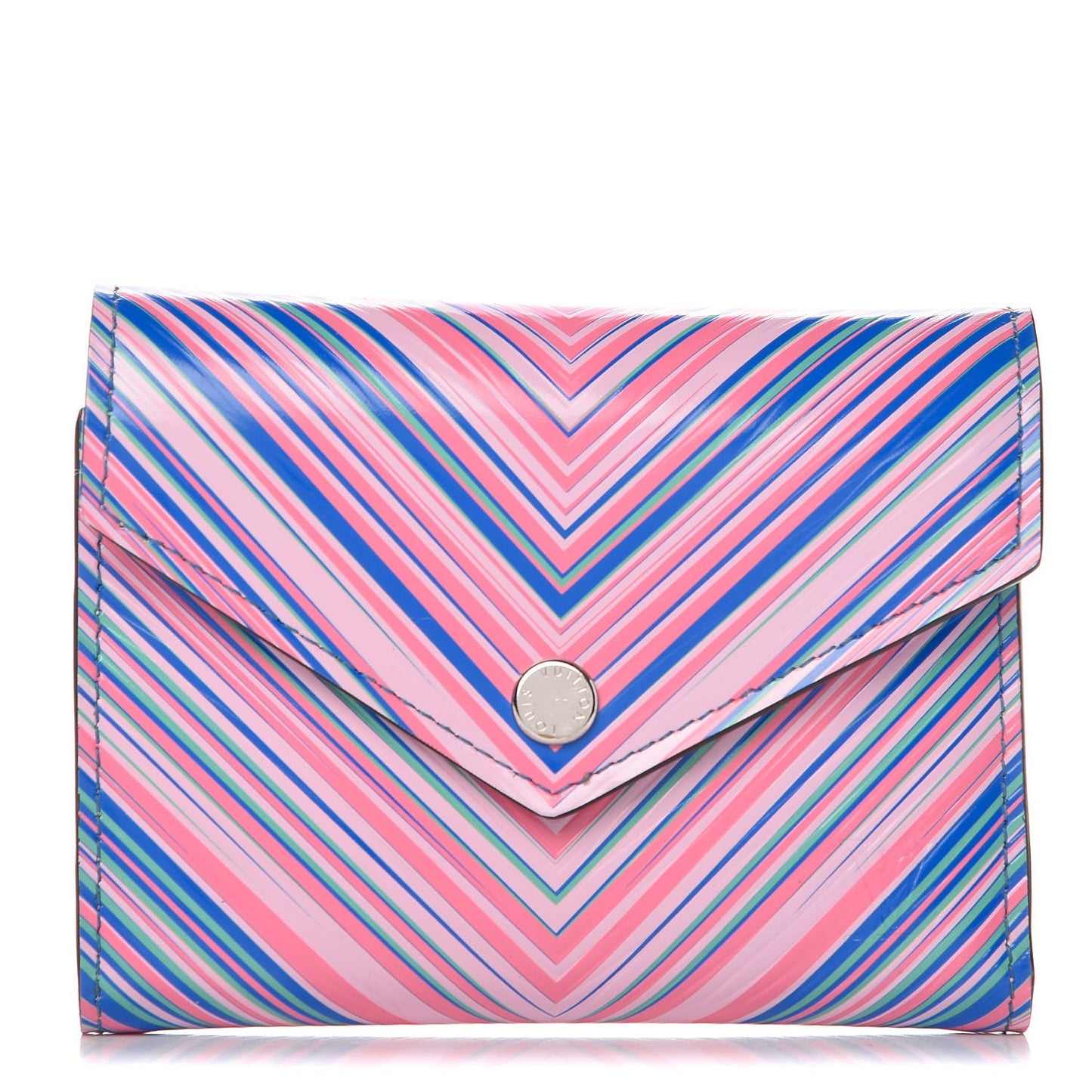 Epi Tropical Victorine Wallet Blue Rose