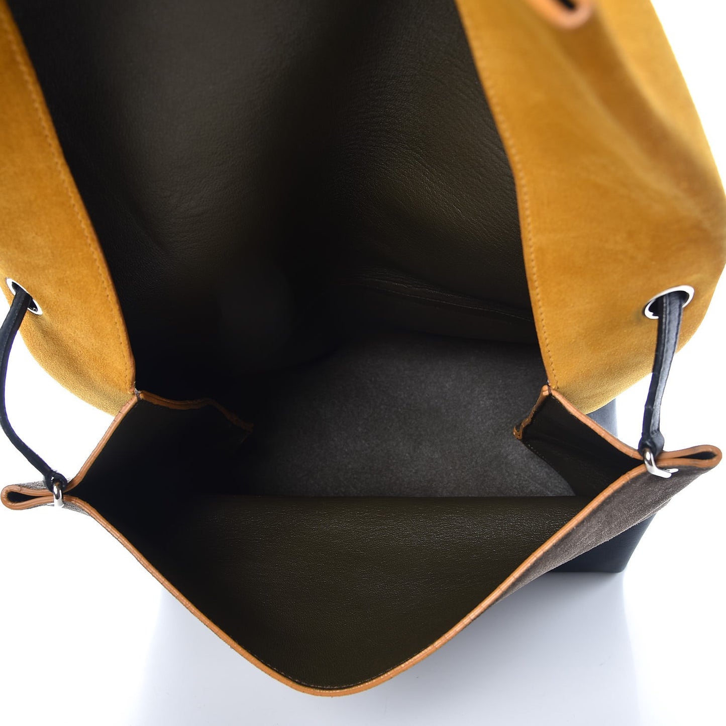Calfskin Suede All Soft Shoulder Bag Amber