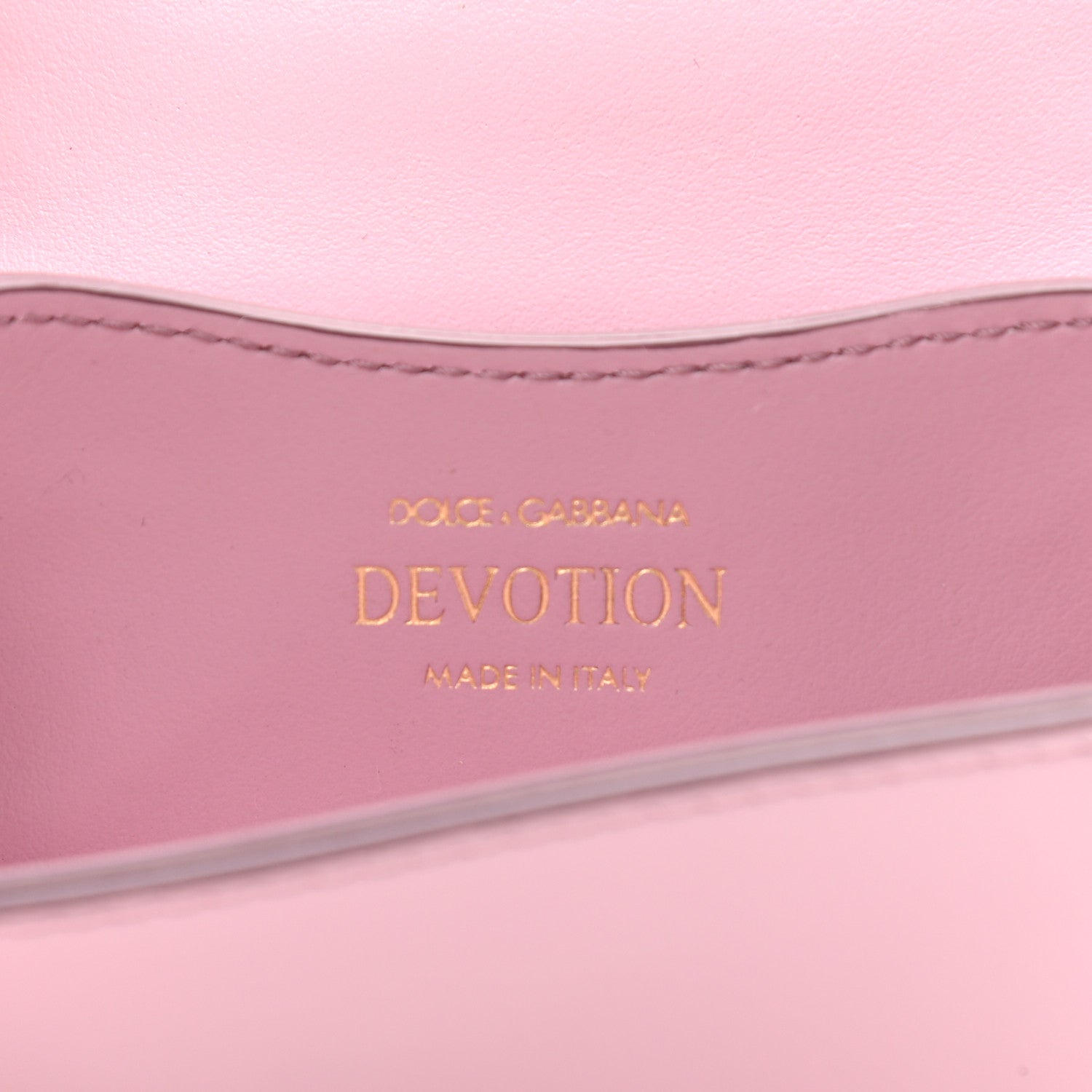 Dolce & Gabbana Calfskin Micro Devotion Crossbody Bag Pink 6 of 9