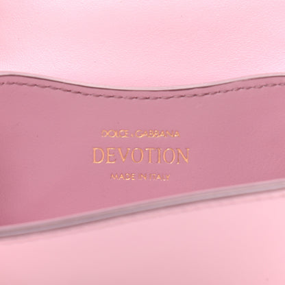 Dolce & Gabbana Calfskin Micro Devotion Crossbody Bag Pink 6 of 9
