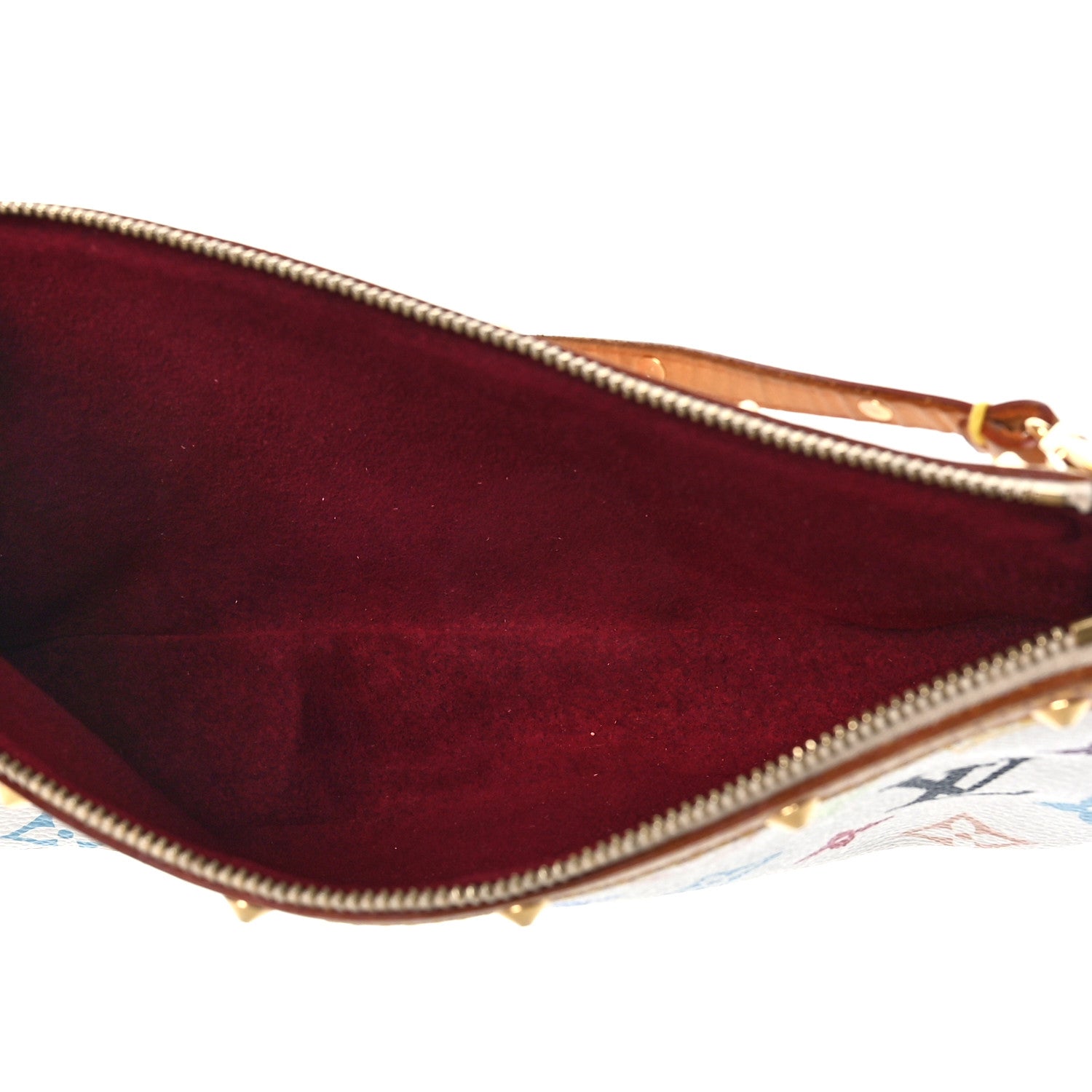 Louis Vuitton Monogram Multicolor Pochette Accessories White 5 of 9