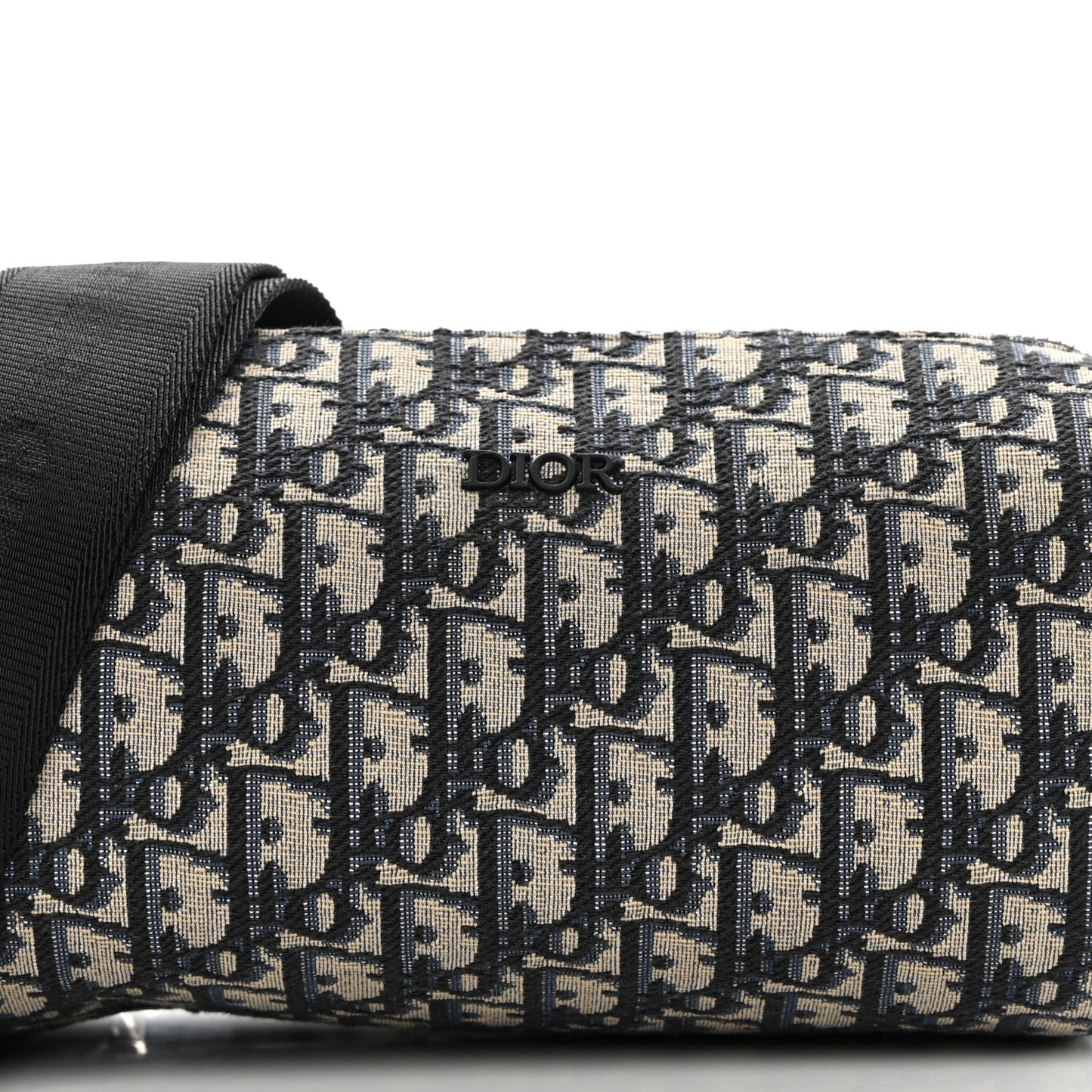 Oblique Roller Messenger Bag Blue