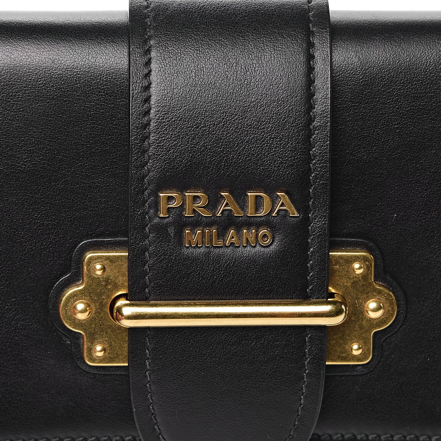Prada City Calf Cahier Belt Bag Black 12 of 12