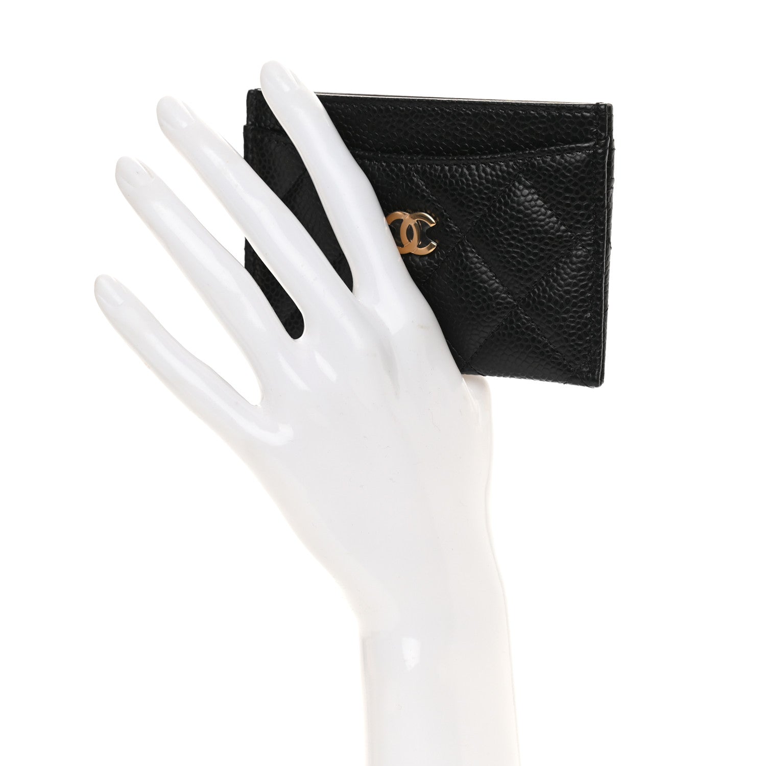 Chanel Caviar Quilted Card Holder Black 2 of 10