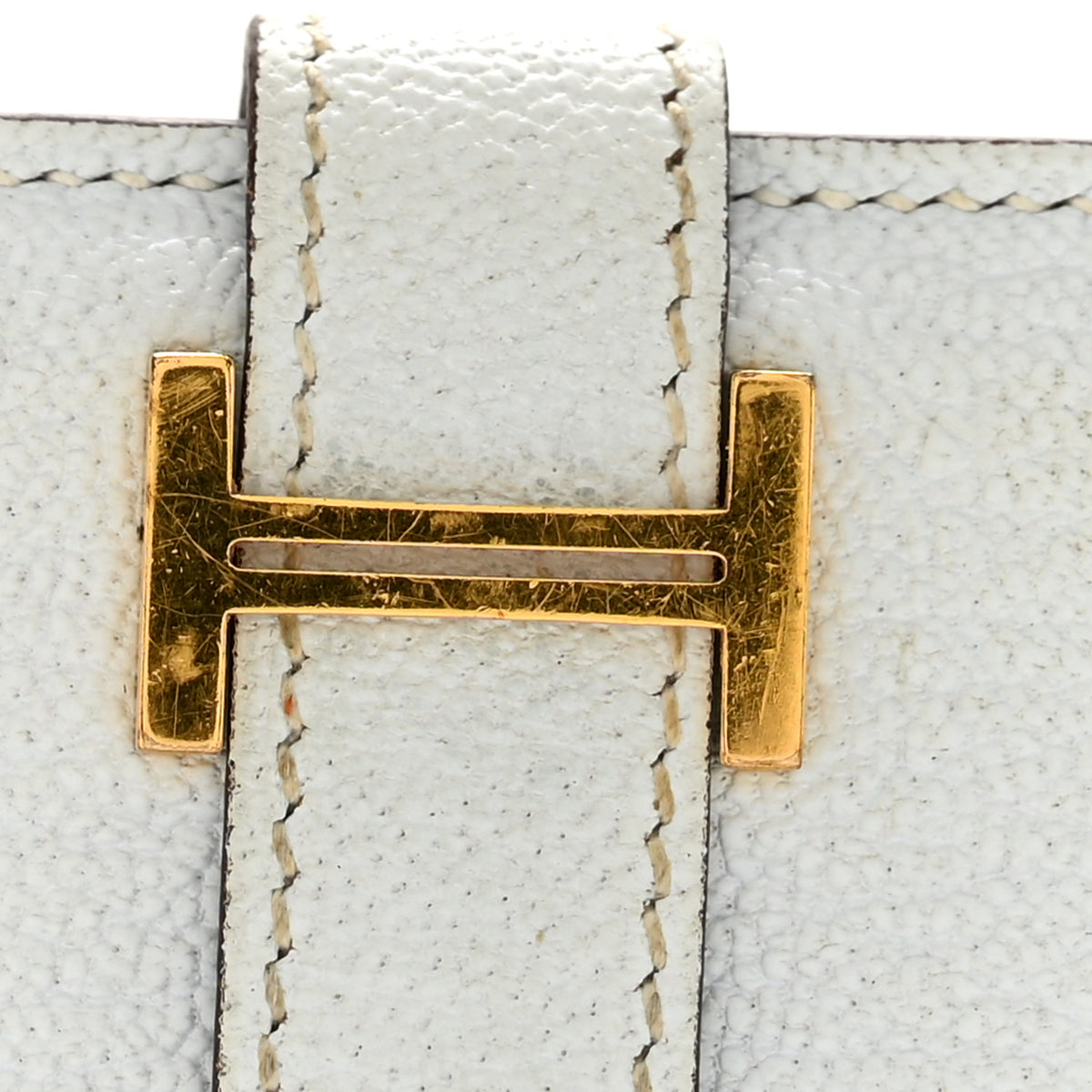 Hermes Chevre Mysore Bearn Card Holder Wallet Bleu Brume 9 of 11