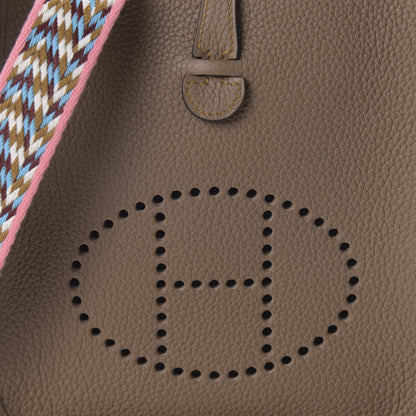 Hermes Taurillon Maurice Zigzag Evelyne TPM Beige Weimar 9 of 11