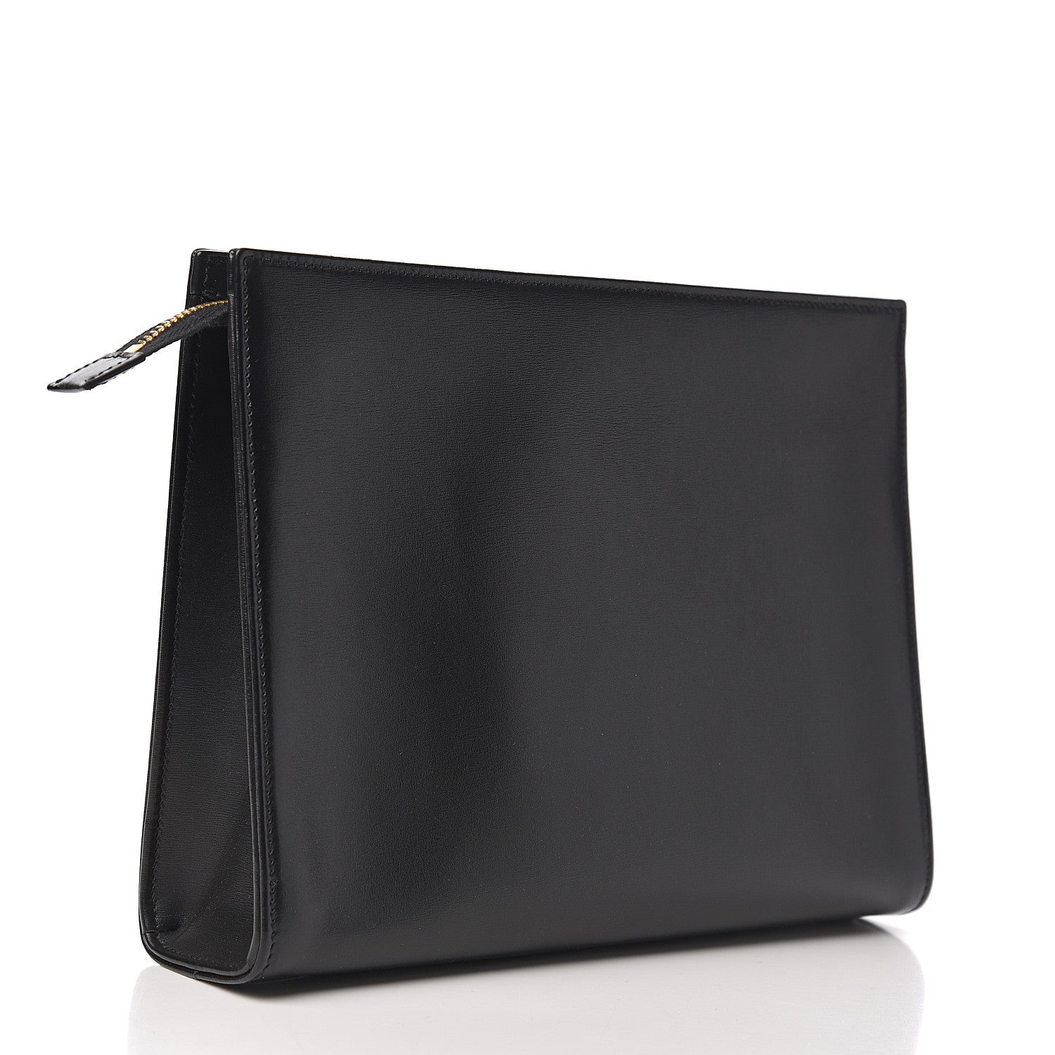 Gucci Textured Calfskin Horsebit 1955 Zip Pouch Black 2 of 9