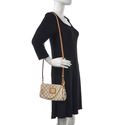 Louis Vuitton Damier Azur Eva Clutch 2 of 11