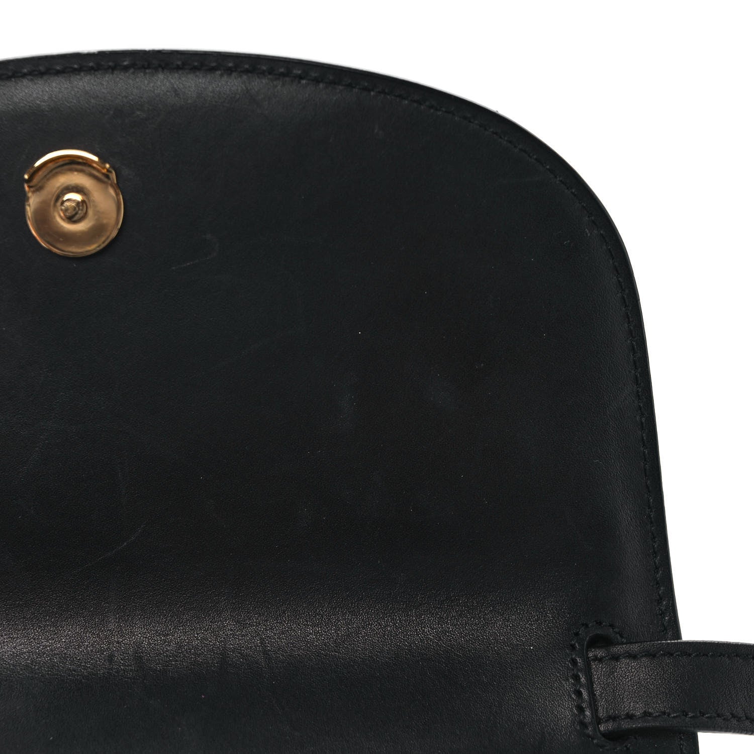 Saint Laurent Pony Hair Calfskin Leopard Print Monogram Small Kaia Satchel Black 9 of 9