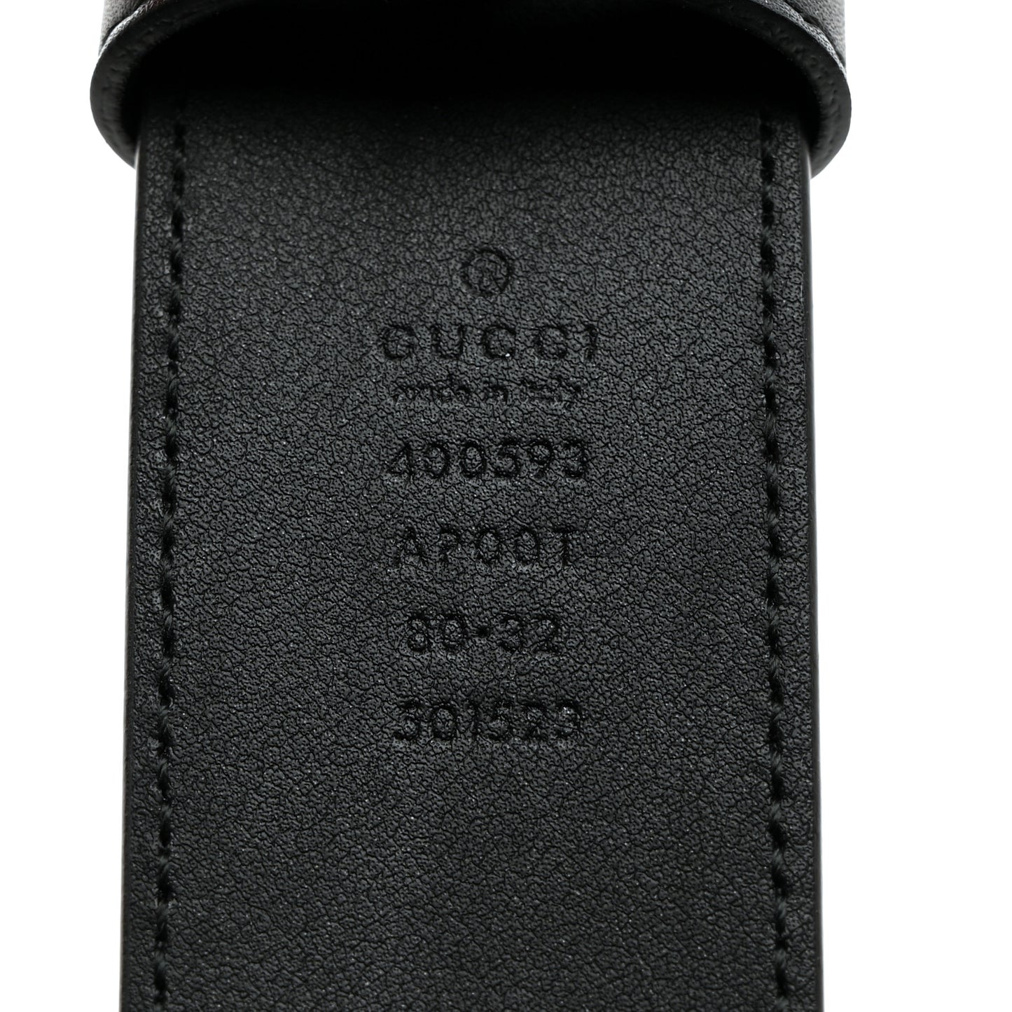 Calfskin Double G 40mm Belt 80 32 Black