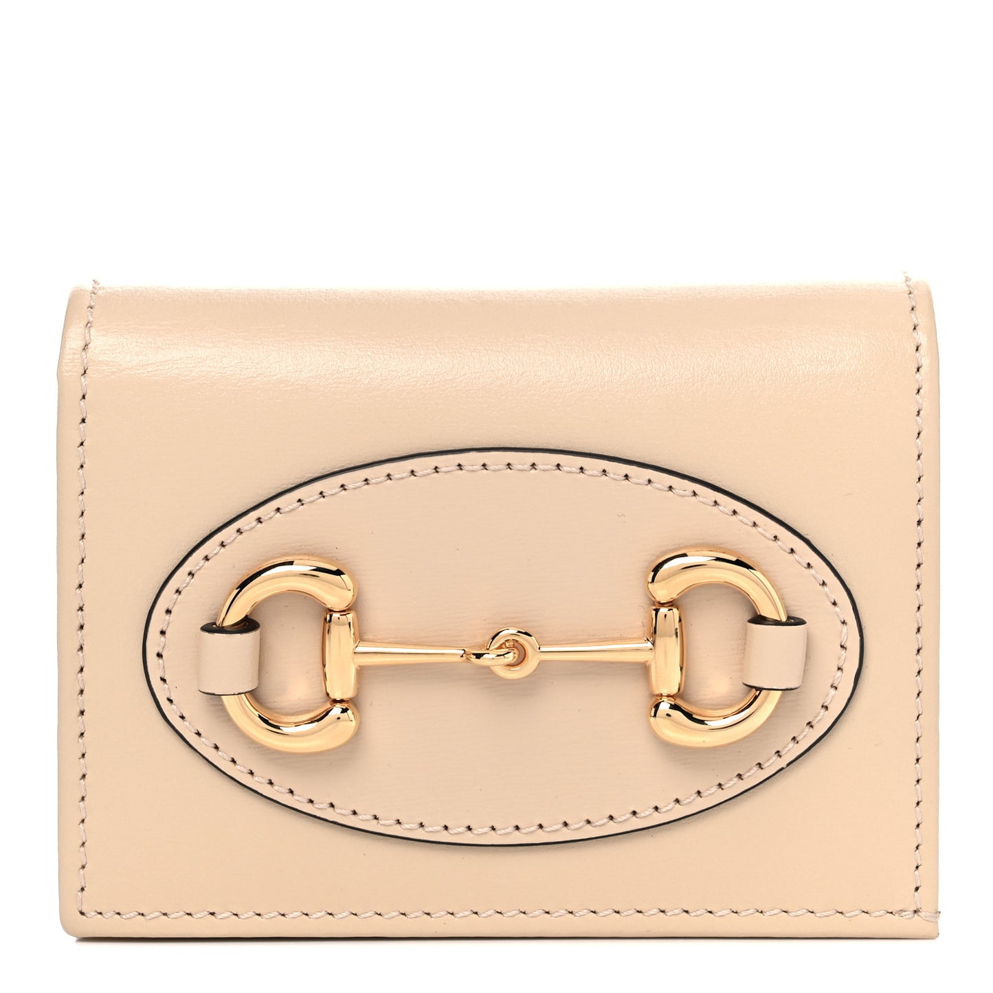 Boarded Plutone Calfskin Horsebit 1955 Card Case Wallet Bubble Tea