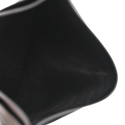 Prada Saffiano Triangle Card Case Bordeaux Black 5 of 10