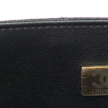 Chanel Iridescent Lambskin Quilted Mini Rectangular Flap Black 7 of 8