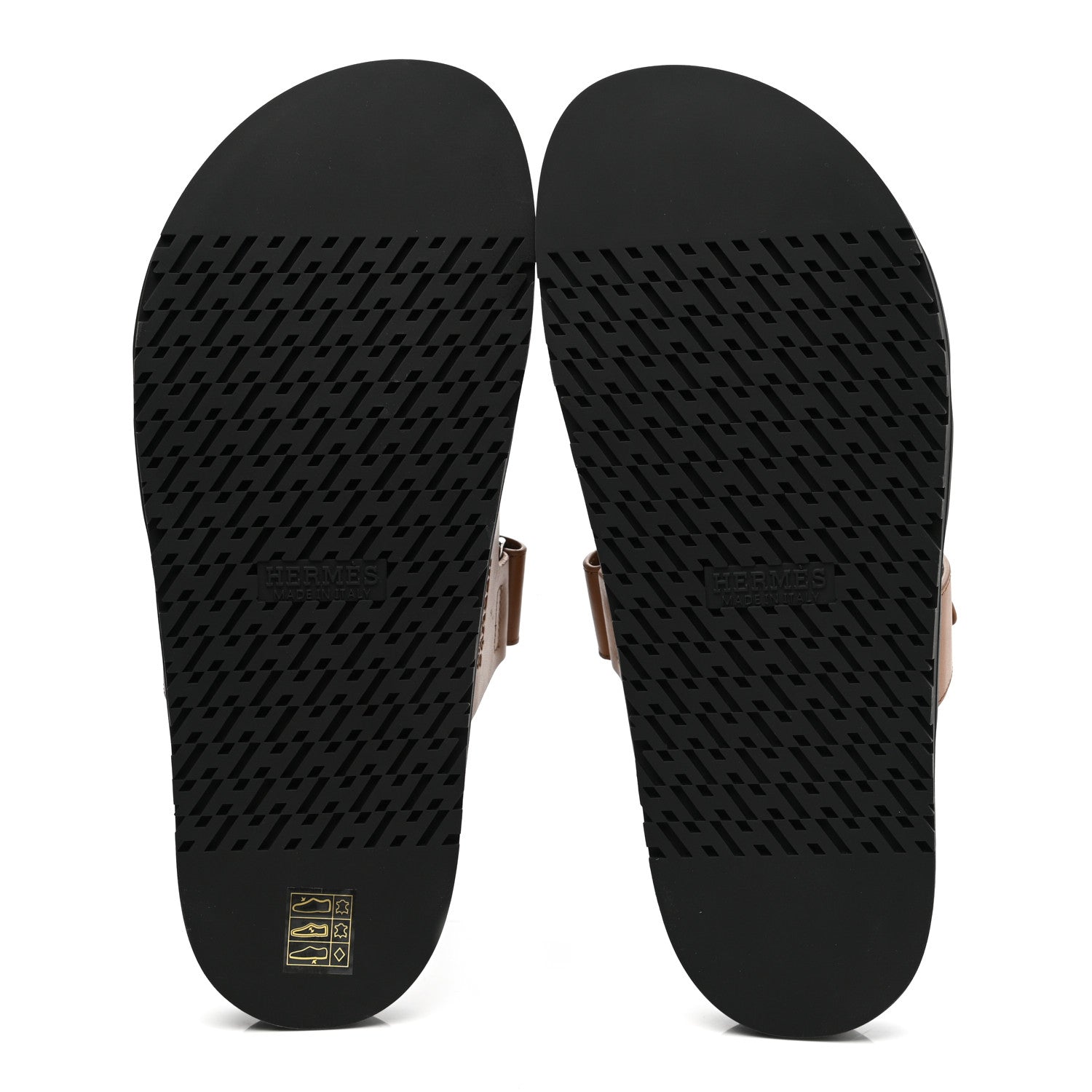Hermes Calfskin Womens Chypre Sandals 41 Gold 5 of 9