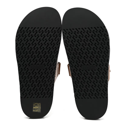 Hermes Calfskin Womens Chypre Sandals 41 Gold 5 of 9