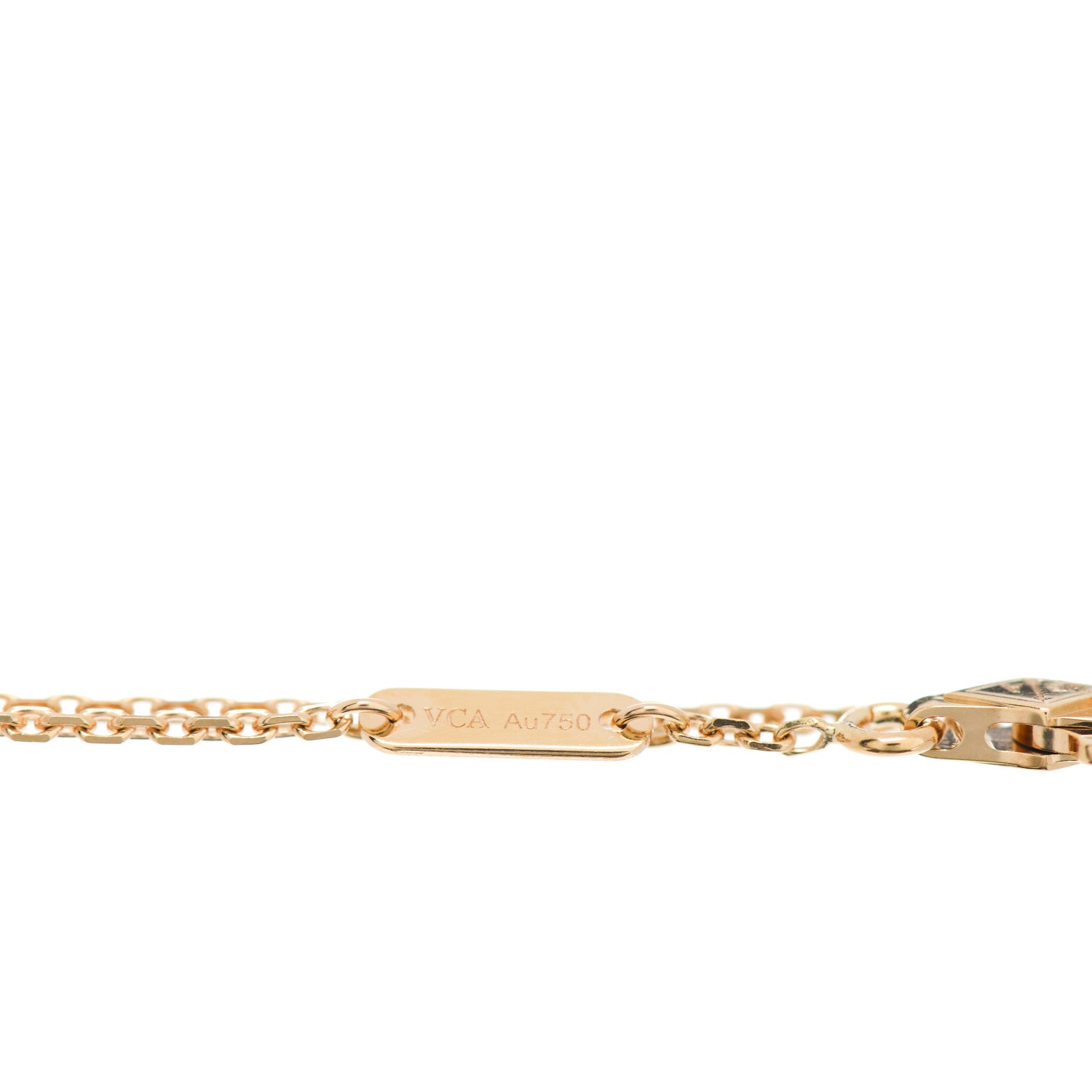 Van Cleef & Arpels 18K Yellow Gold Diamond Mini Frivole Bracelet 4 of 5