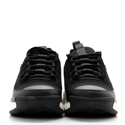 Chanel Velvet Calfskin Mixed Fibers CC Sneakers 36 Black 2 of 10