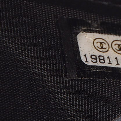 Chanel Caviar Quilted Boy Yen Wallet Black 8 of 9