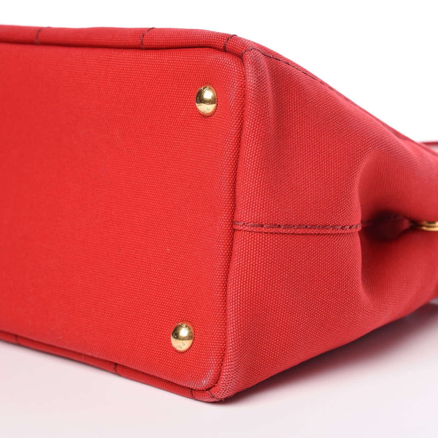Canapa Small Logo Tote Rosso Talco