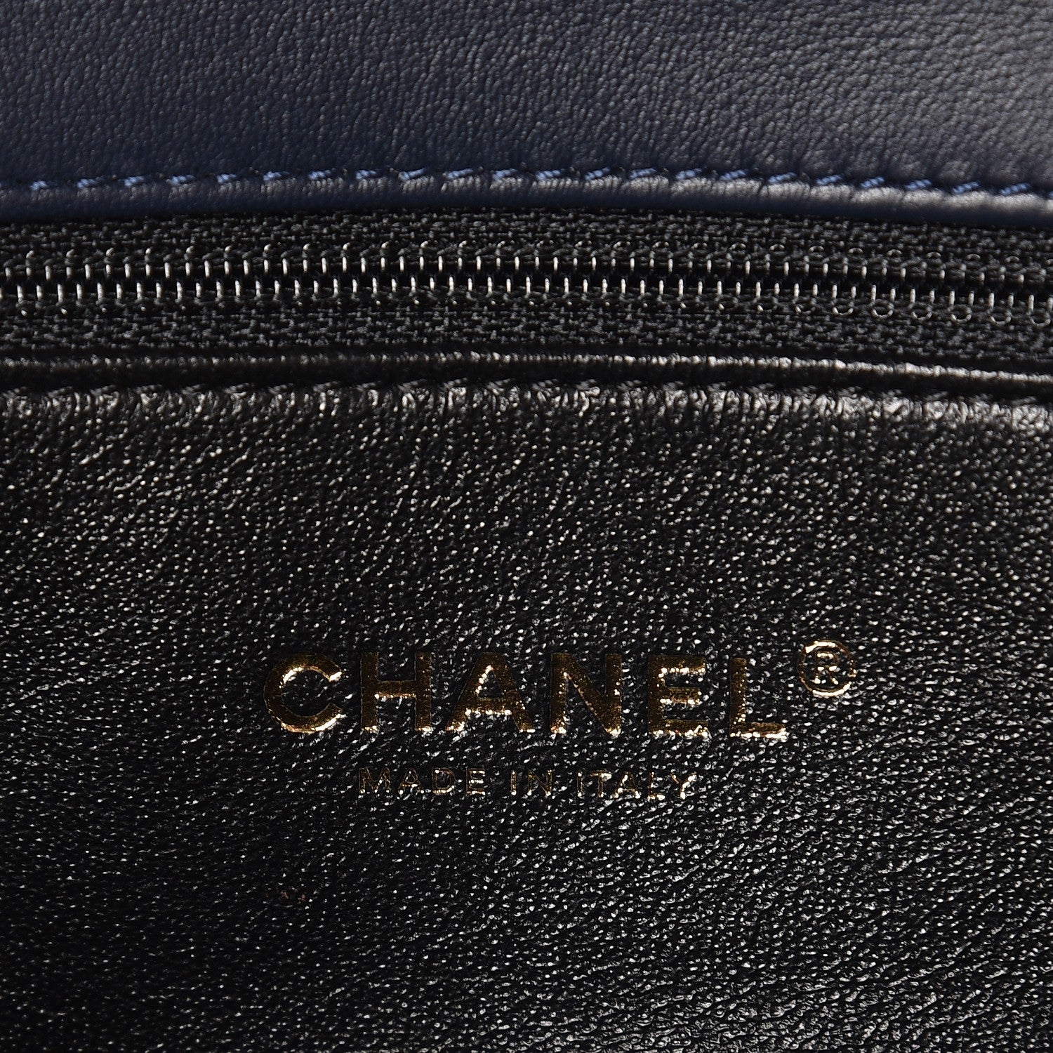 Chanel Caviar Quilted Small CC Filigree Flap Navy Black 6 of 8