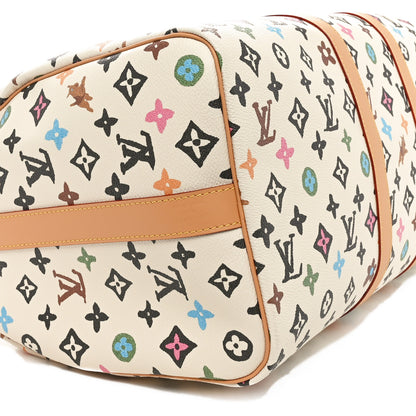 Louis Vuitton Monogram Craggy Keepall Bandouliere 45 Vanilla 8 of 9