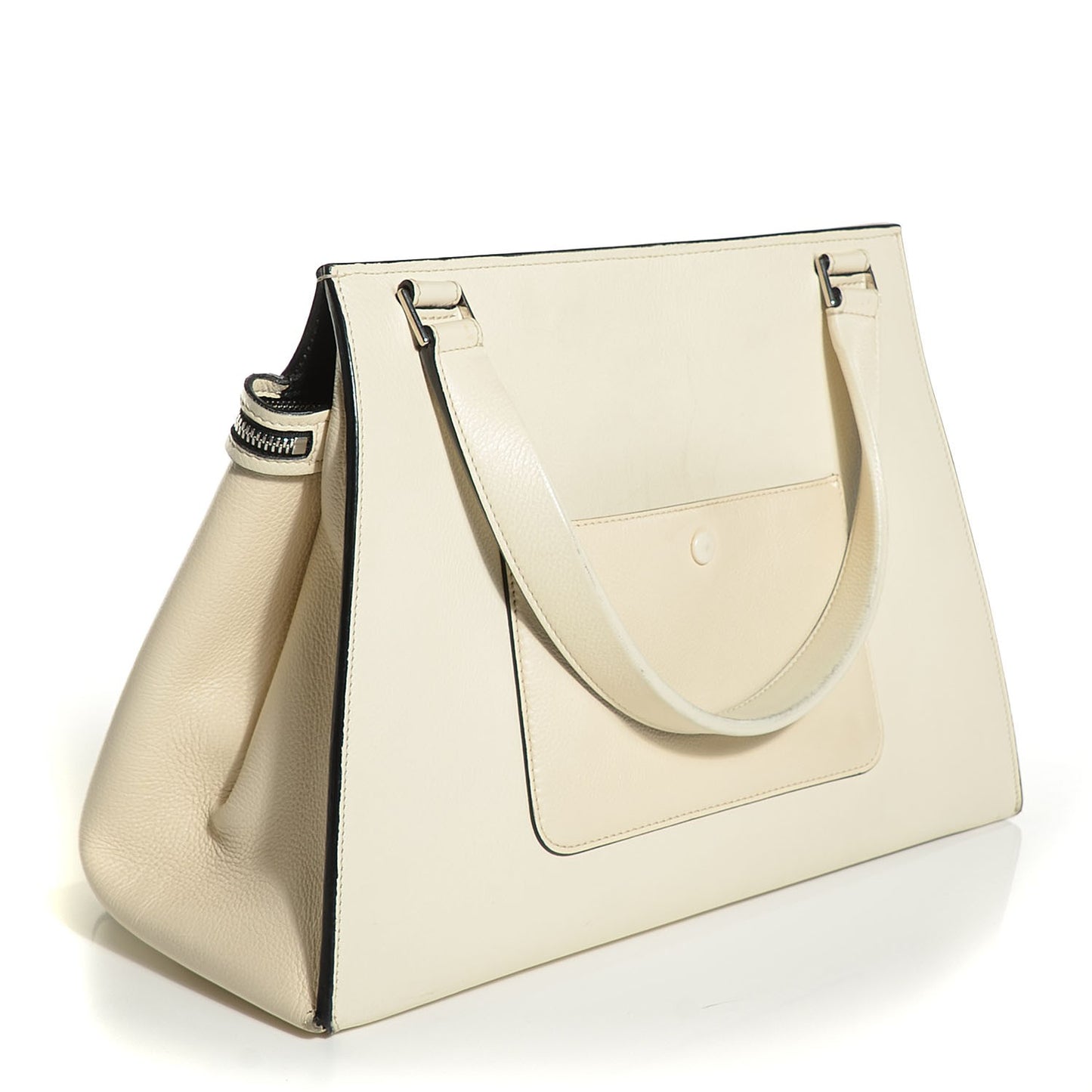 Grained Calfskin Large Edge Shoulder Bag