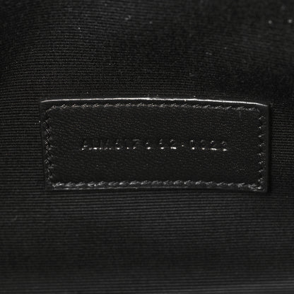 Saint Laurent Grain De Poudre Matelasse Chevron Monogram Envelope Clutch Rouge Legion 7 of 10