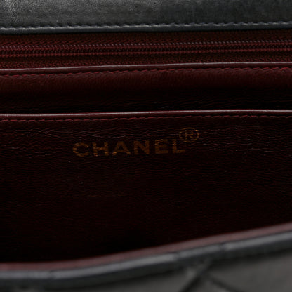 Chanel Lambskin Quilted Jumbo Single Flap Black 6 of 10
