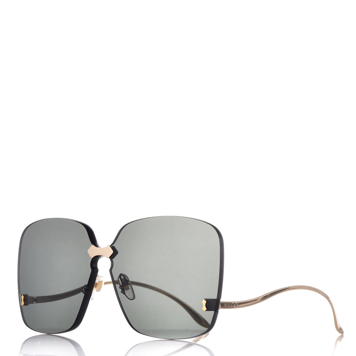 Rimless Sunglasses GG0352S Gold