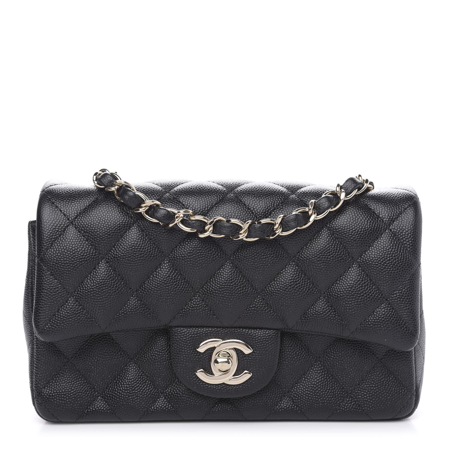 Chanel Caviar Quilted Mini Rectangular Flap Black 1 of 10