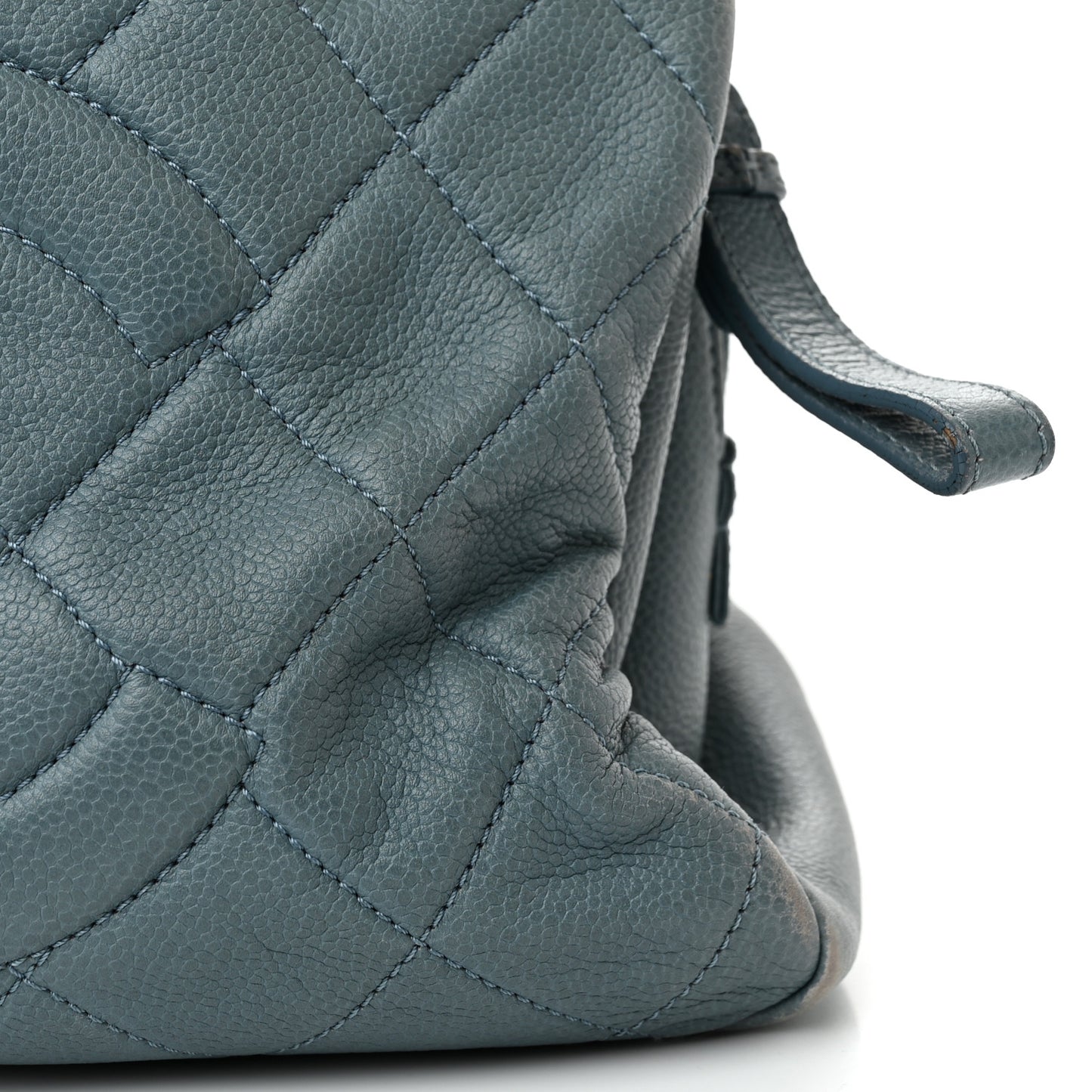 Caviar Quilted Timeless CC Tote Blue