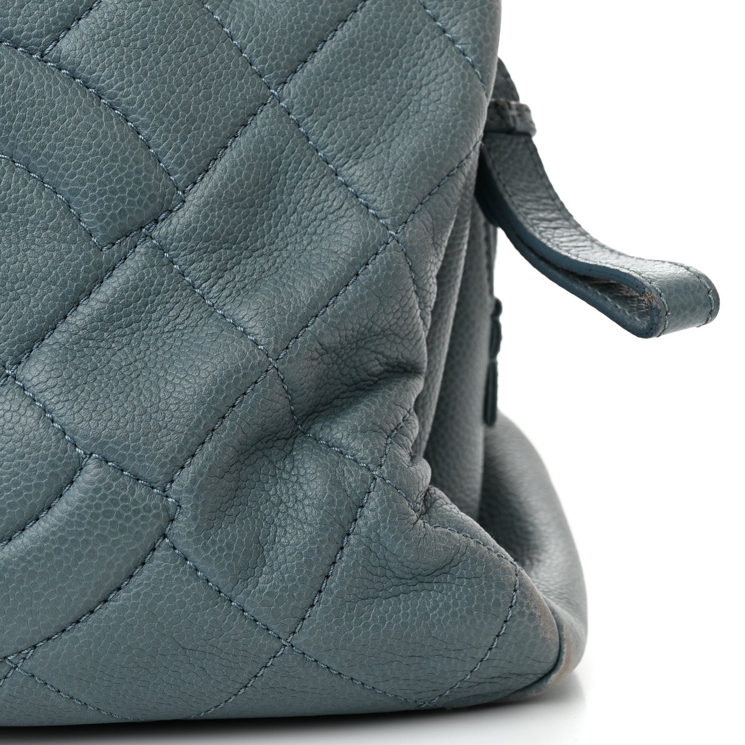Chanel Caviar Quilted Timeless CC Tote Blue 16 of 24