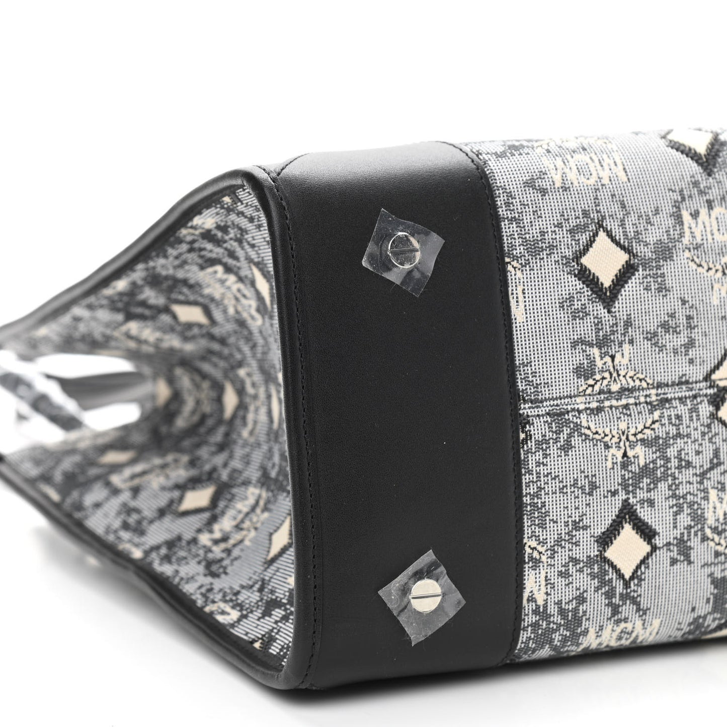 Nappa Jacquard Monogram Large Tote Grey