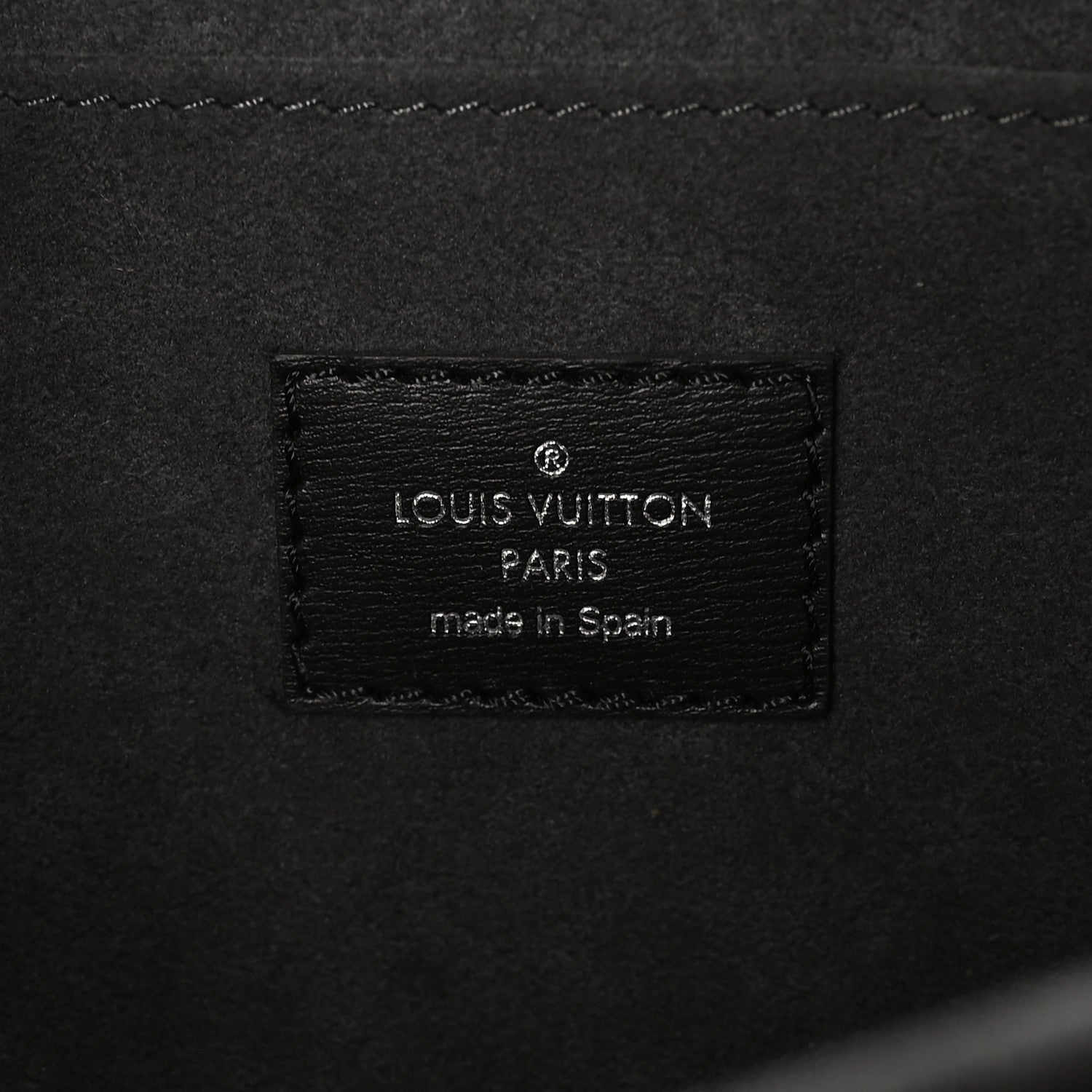 Louis Vuitton Denim Monogram Jacquard Dauphine MM Black 5 of 9