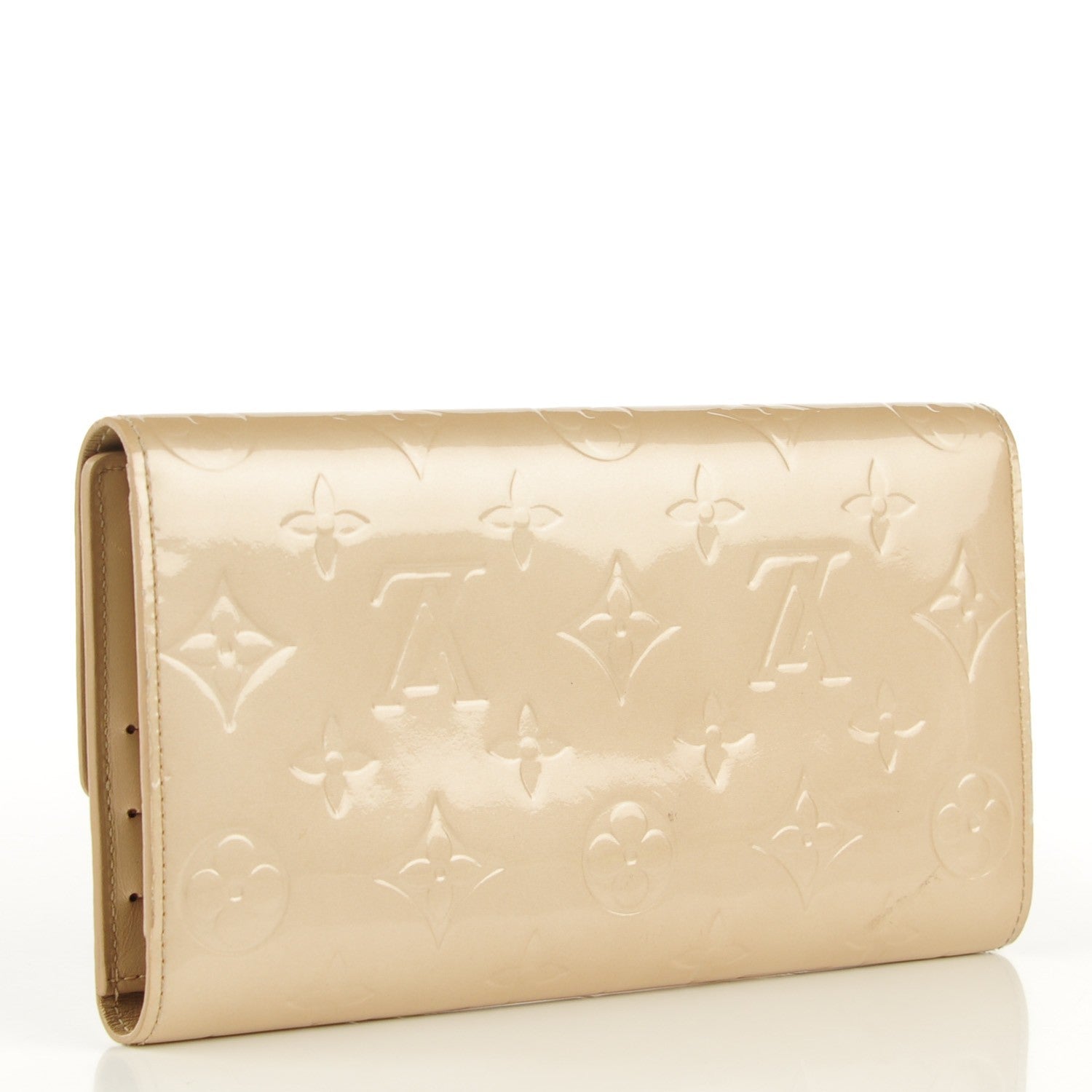 Louis Vuitton Vernis Porte Tresor International Wallet Beige 3 of 7