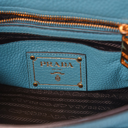 Prada Vitello Daino Sound Twin Pocket Satchel Voyage 8 of 8