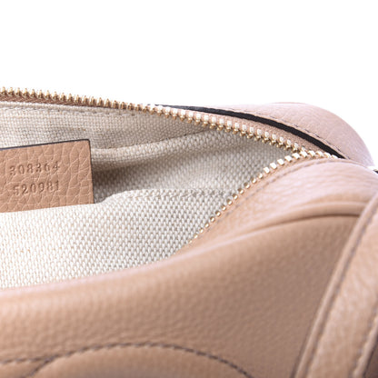 Gucci Pebbled Calfskin Small Soho Disco Bag Rose Beige 9 of 12