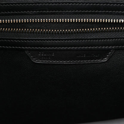 Celine Bullhide Calfskin Suede Mini Tri-Color Luggage Beige 6 of 9